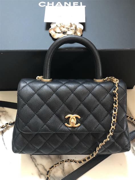 coco handle chanel mini|chanel coco top handle small.